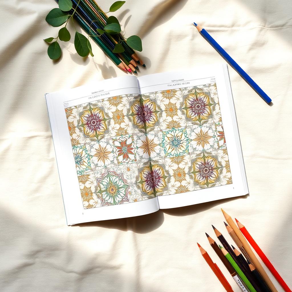Coloring Book: Portuguese Tiles